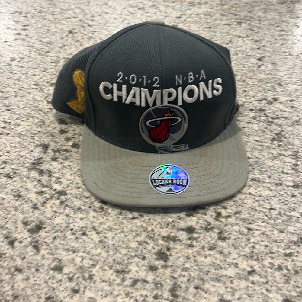 2012 Miami heat official adidas nba championship hat